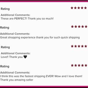 Fast shipping & 5 Star reviews 🌟🌟🌟🌟🌟